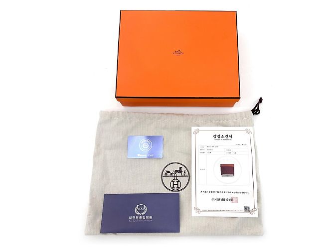 Hermès Bazar Clutch MM Loose Grenat Vermelho - vista 10