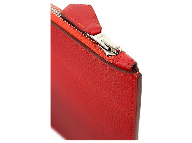 Hermès Bazar Clutch MM Loose Grenat Vermelho - vista 4
