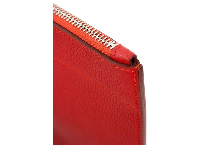 Hermès Bazar Clutch MM Loose Grenat Vermelho - vista 5