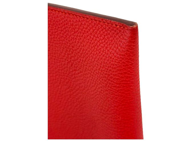 Hermès Bazar Clutch MM Loose Grenat Vermelho - vista 7