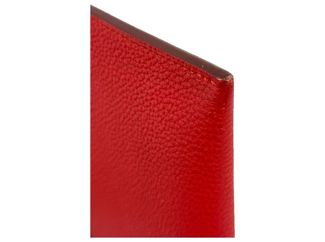 Hermès Bazar Clutch MM Loose Grenat Vermelho - vista 8