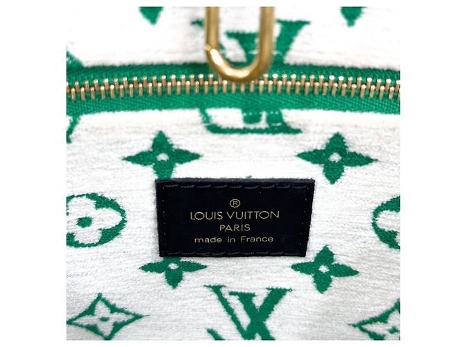 Louis Vuitton Monogramm Samt OnTheGo Tote Bag Grün - Ansicht 13
