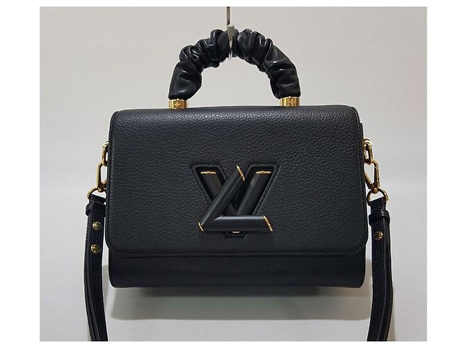 Louis Vuitton Toron Leder Top Handle Twist MM Schwarz - Ansicht 2