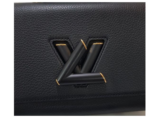 Louis Vuitton Toron Leder Top Handle Twist MM Schwarz - Ansicht 3