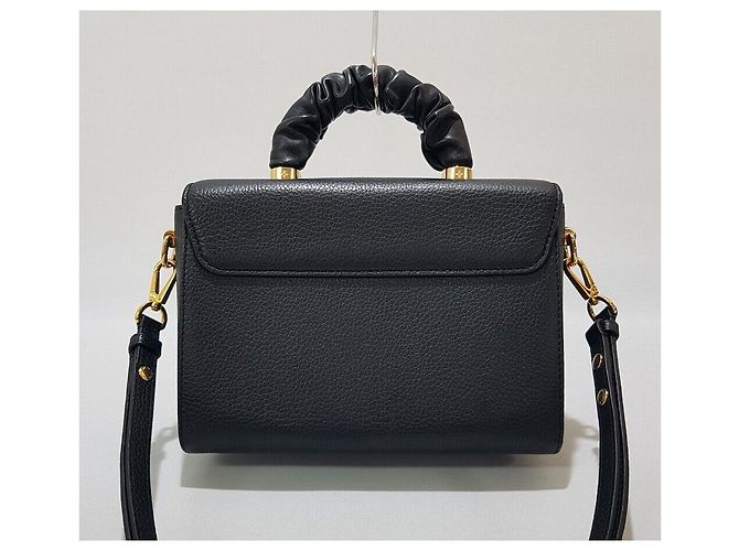 Louis Vuitton Toron Leder Top Handle Twist MM Schwarz - Ansicht 5