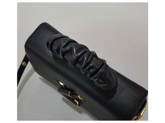 Louis Vuitton Toron Leder Top Handle Twist MM Schwarz - Ansicht 6