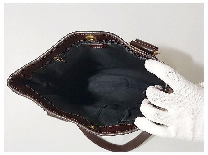 Burberry Bolsa de ombro xadrez com fivela - vista 9