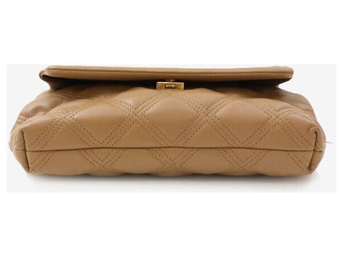 Tory Burch Clutch de cuero suave Fleming Tiramisu - vista 4