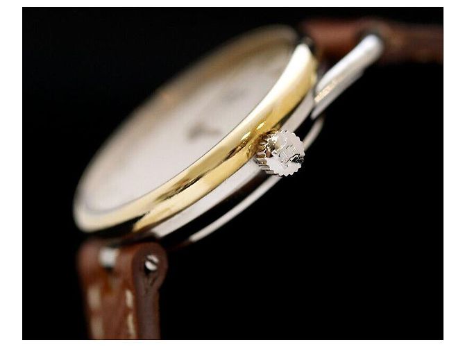 Hermès Relógio redondo pequeno de couro com quartzo Asso Lady Marrom - vista 2