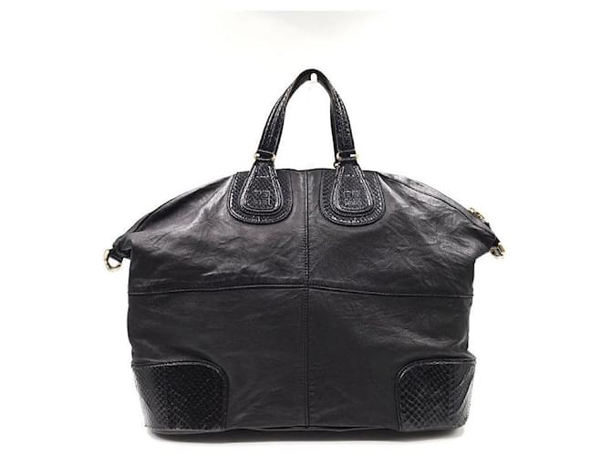 Givenchy Borsa Tote Nightingale in Pitone Nero - vista 4