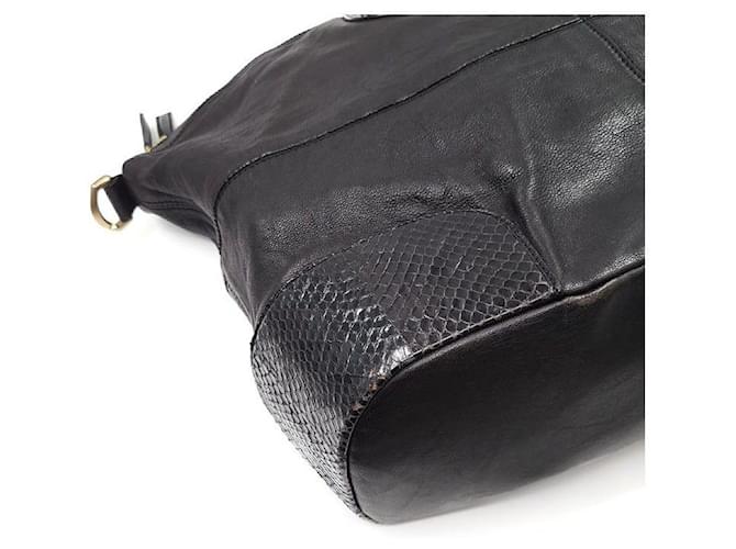 Givenchy Borsa Tote Nightingale in Pitone Nero - vista 7