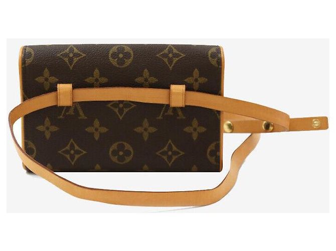 Louis Vuitton Gürtelbeutel mit florentinischem Monogramm Braun - Ansicht 3