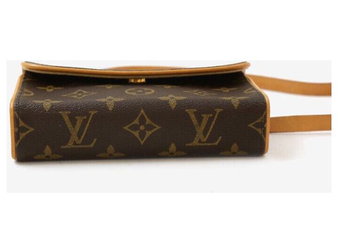 Louis Vuitton Gürtelbeutel mit florentinischem Monogramm Braun - Ansicht 4