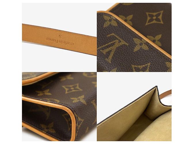 Louis Vuitton Gürtelbeutel mit florentinischem Monogramm Braun - Ansicht 7