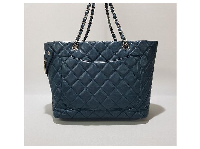 Chanel Borsa a Spalla Gabrielle con Catena Blu - vista 5