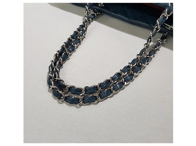 Chanel Borsa a Spalla Gabrielle con Catena Blu - vista 6