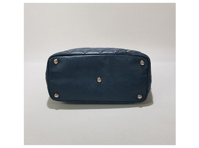 Chanel Borsa a Spalla Gabrielle con Catena Blu - vista 7