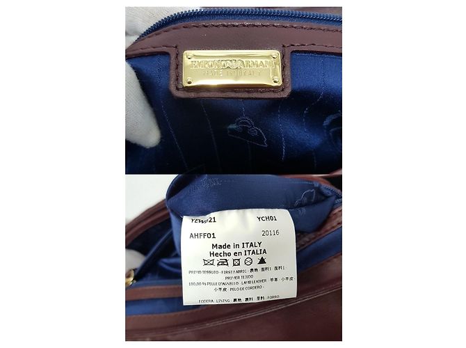 Armani Emporio Tote Bag Red - view 9