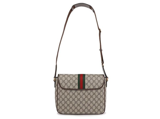 Gucci Borsa Messenger Media Opidia Marrone - vista 5