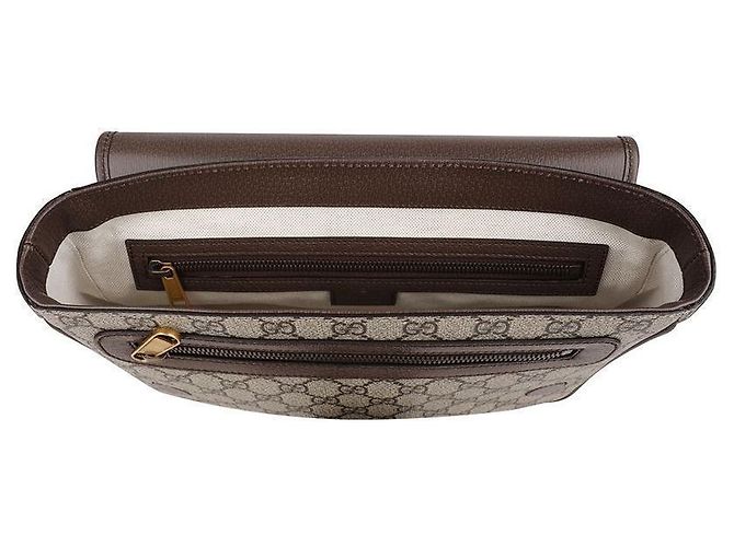 Gucci Borsa Messenger Media Opidia Marrone - vista 7