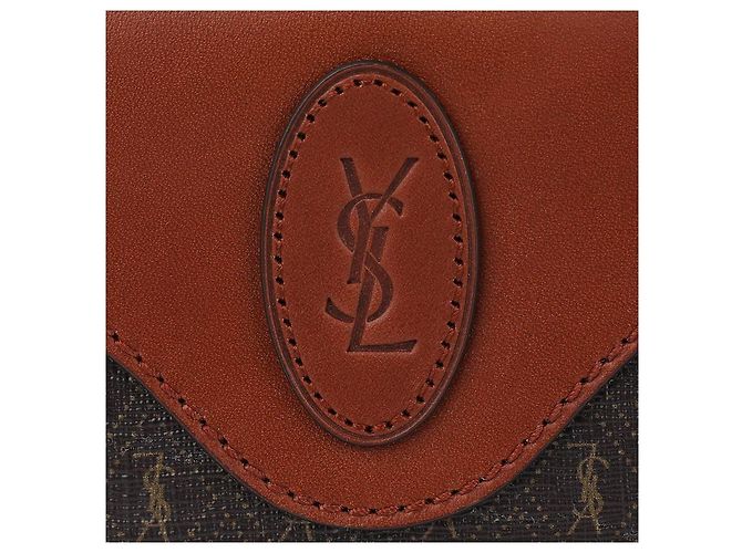 Saint Laurent Monogram Guer Tasche Braun - Ansicht 9