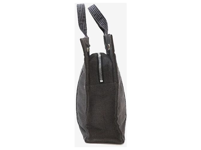 Hermès Borsa da lavoro Huruuto PM in tela carbone Nero - vista 2