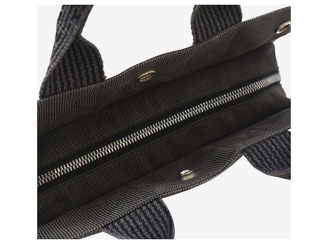 Hermès Borsa da lavoro Huruuto PM in tela carbone Nero - vista 5