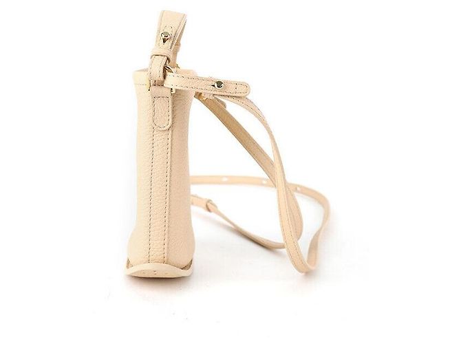 Delvaux Weiche Mini-Eimer-Tasche Torion von Pin Toy Braun - Ansicht 2