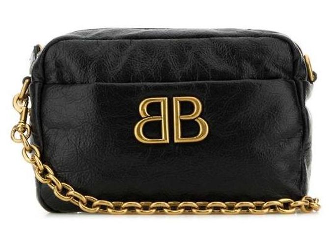 Camera Balenciaga Bolso para cámara Monaco XS Negro - vista 4