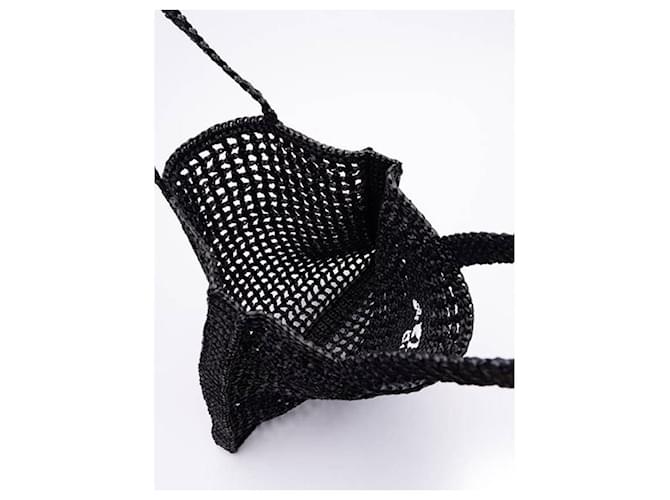 Prada Gehäkelte Tote Bag Schwarz - Ansicht 5
