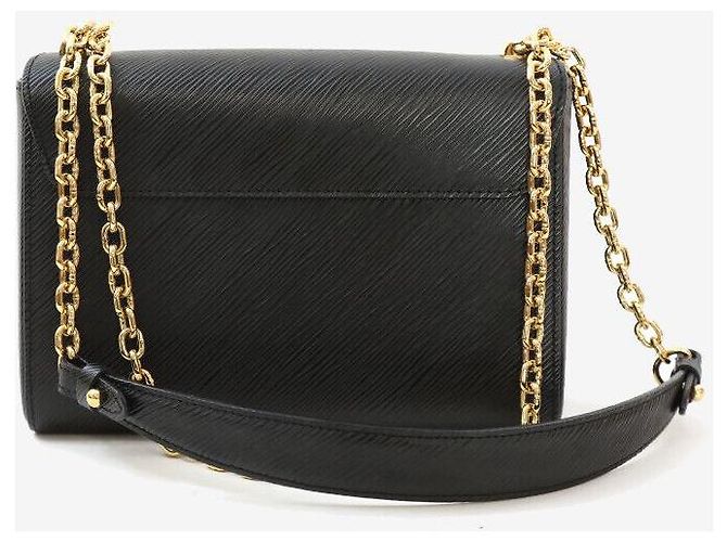 Louis Vuitton Borsa a Spalla Twist MM Epi Oro Nero - vista 3