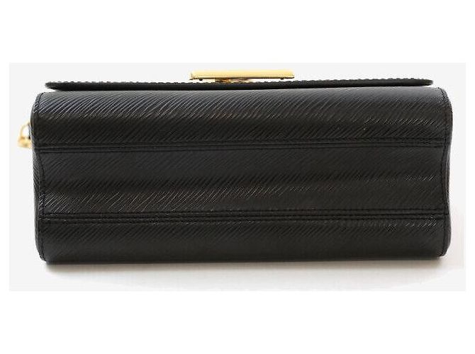 Louis Vuitton Borsa a Spalla Twist MM Epi Oro Nero - vista 4