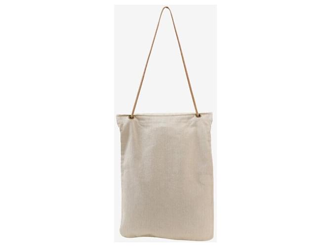 Hermès Borsa Alin Canvas Beige Marrone - vista 3