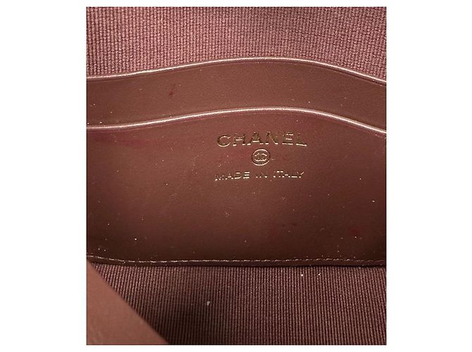 Chanel Mini bolsa transversal em pele de caviar preto em forma de meia-lua com corrente - vista 7