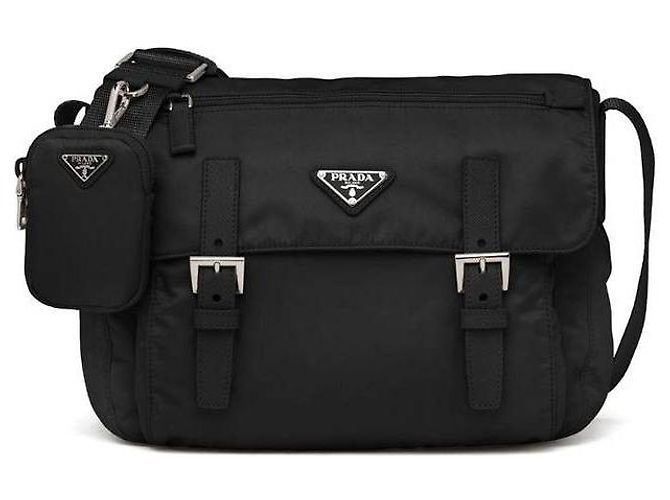 Prada Bolsa de ombro de nylon - vista 4