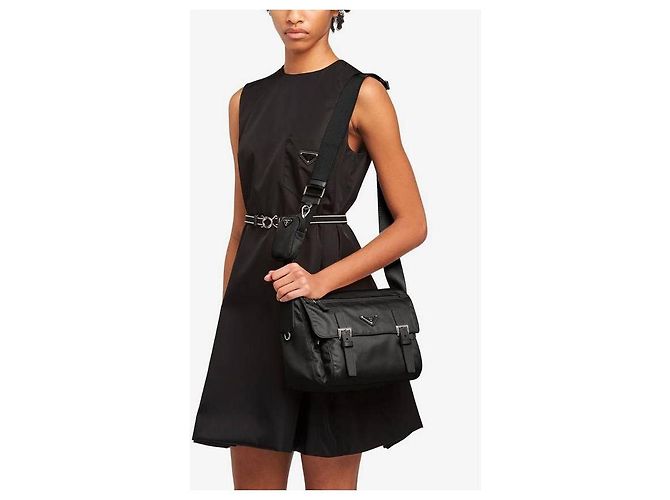 Prada Bolsa de ombro de nylon - vista 9