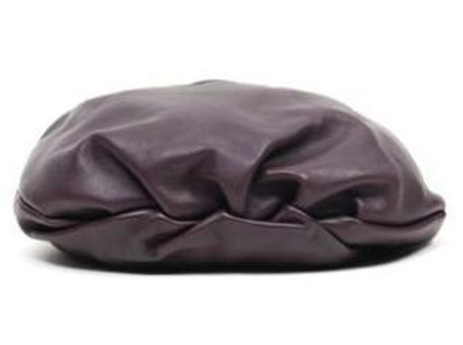 Bottega Veneta Mini bolsa bulbo de couro roxa - vista 4