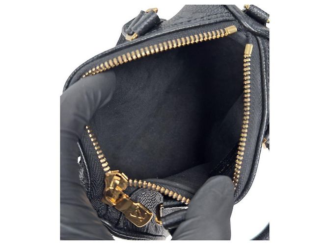 Louis Vuitton Schwarze Empreinte Nano Speedy Tote Bag - Ansicht 8