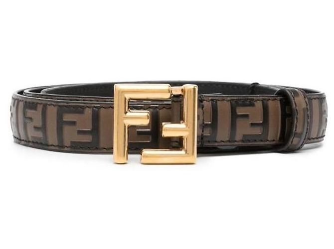 Fendi Cinto de couro quadrado - Ansicht 4
