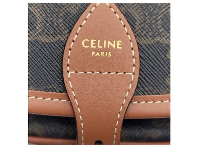 Céline Borsa a Spalla Polka Triomphe Media Marrone - vista 11