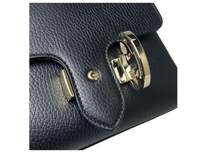 Gucci Borsa a spalla con catena intrecciata Nero - vista 10