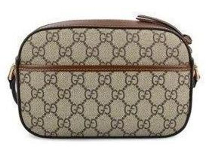 Gucci Borsa a spalla con catena Horsebit per donne Marrone - vista 6