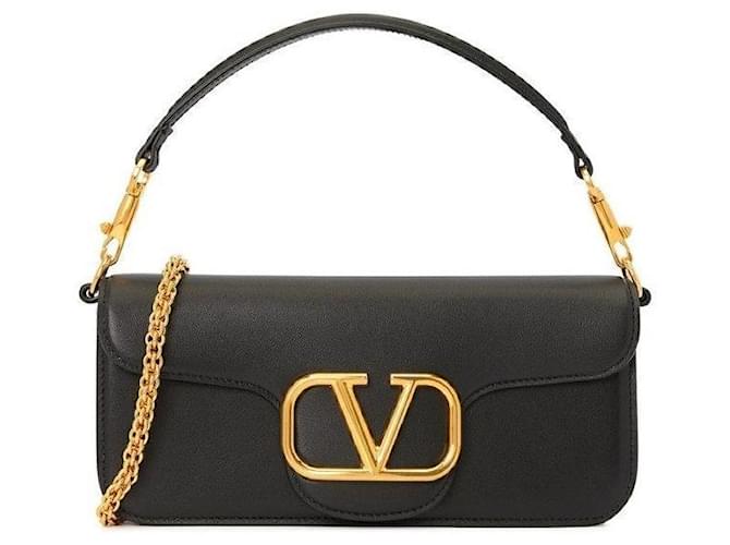 Valentino Borsa a tracolla con catena Nero - vista 2