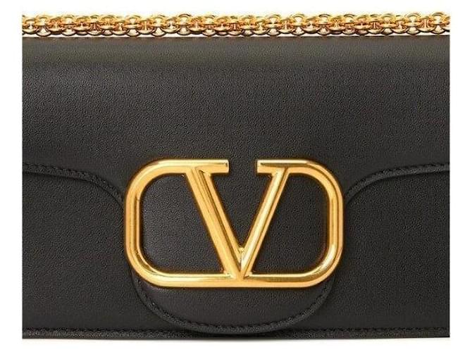 Valentino Borsa a tracolla con catena Nero - vista 5