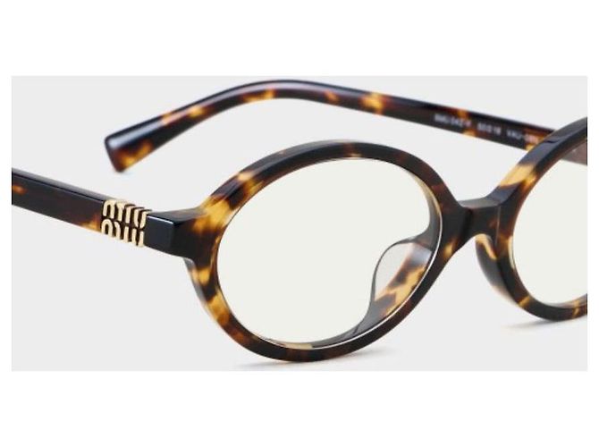 Miu Miu Occhiali da sole Havana SOLE Nero - vista 8