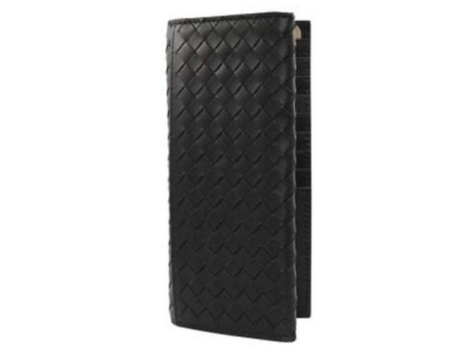 Bottega Veneta Portafoglio lungo classico da uomo Intrecciato Nero - vista 3