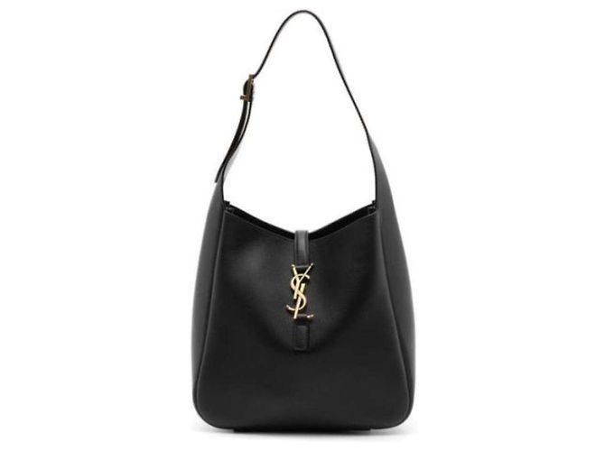 Saint Laurent Borsa a spalla piccola con monogramma nera AAAUQ Nero - vista 2