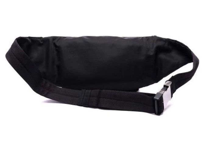 Prada Belt bag in nylon con logo triangolare nero - vista 3
