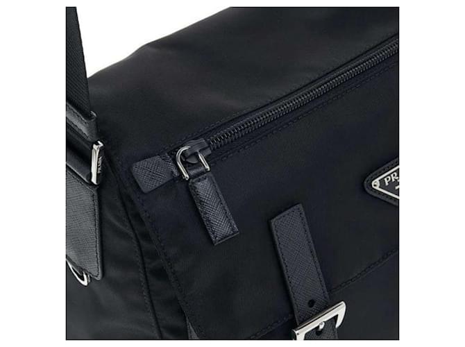 Prada Borsa a spalla Re-Nylon nera Nero - vista 11