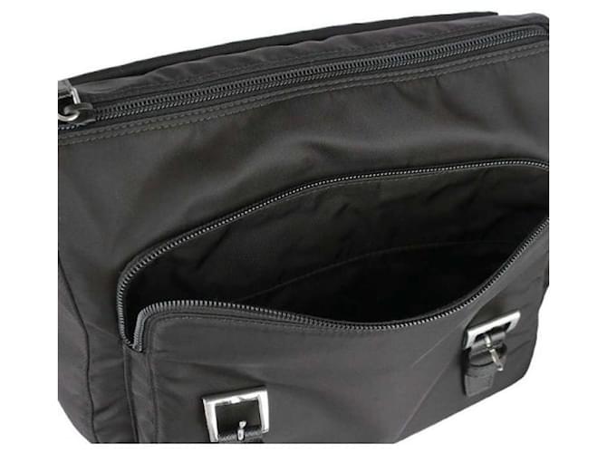 Prada Borsa a spalla Re-Nylon nera Nero - vista 12